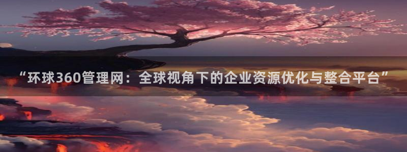 乐天堂fun3：“环球360管理网：全球视角下的企业资源优化与整合平台”