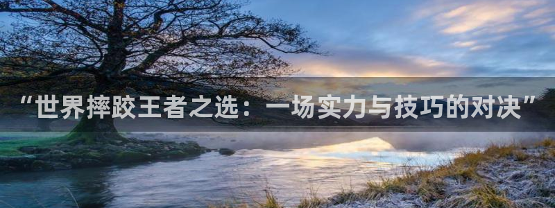 乐天堂fun3官网：“世界摔跤王者之选：一场实力与技巧的对决”