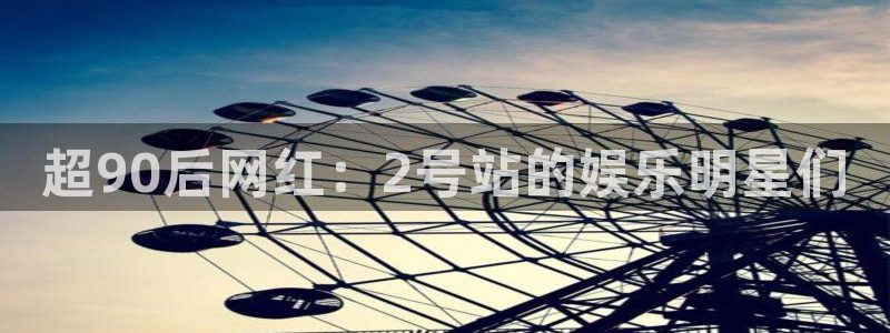 乐天堂fun体育游戏：超90后网红：2号站的娱乐明星们