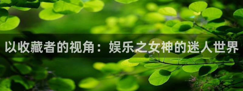 乐天堂fun体育官网登录：以收藏者的视角：娱乐之女神的迷人世界
